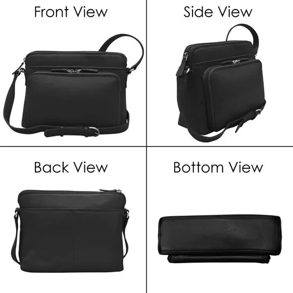 Genuine Leather Crossbody Bags for Women - Premium RFID Blocking Shoulder Bag Or Bags